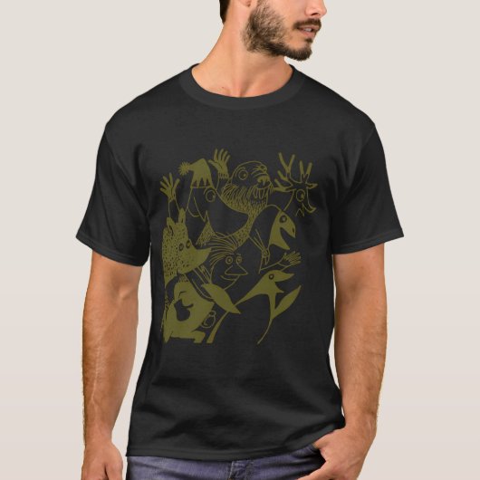 Mymble & Co Light ムーミン谷の冬のゲーム！ スポーツ Tシャツ (正面)