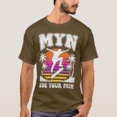 MYN // RIDE YOUR PATH RETRO SKATE TEE Tシャツ (正面)