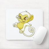 Mynciの白 マウスパッド (マウス)