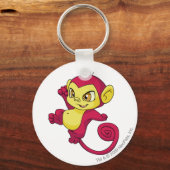 Mynci赤 キーホルダー (正面)