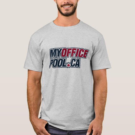 MyOfficePool.caの人の軽いTシャツ Tシャツ (正面)