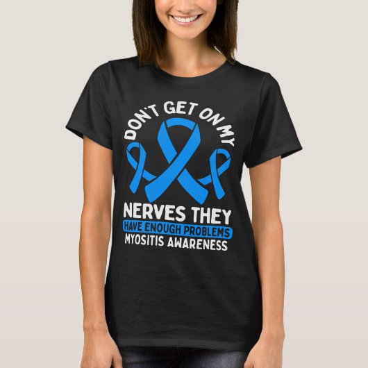 Myositis Awareness Myositis Warrior Survivor Tシャツ (正面)