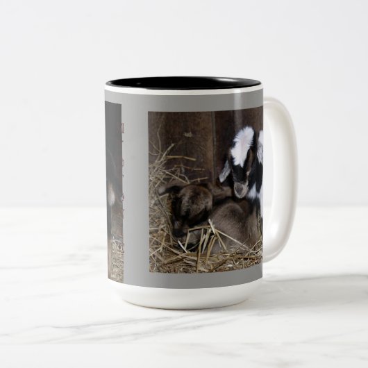 MYOTONICはコーヒー・マグをからかいます ツートーンマグカップ (正面右)