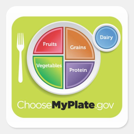 MyPlateステッカーを選択 – 緑 スクエアシール (正面)