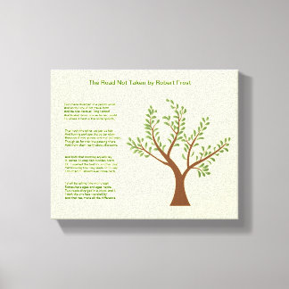 MyPoetTree – 道路が取れていない キャンバスプリント