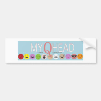MyQHeadバンパーステッカー バンパーステッカー
