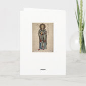 Myraおよびバリの水彩画のStニックの聖者ニコラス カード (裏面)