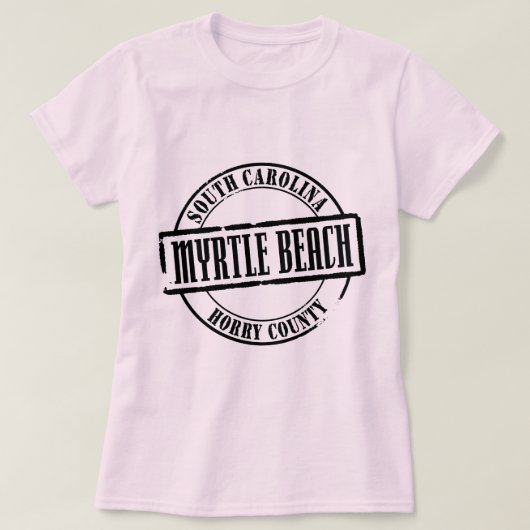 Myrtle Beachのタイトル Tシャツ (デザイン正面)