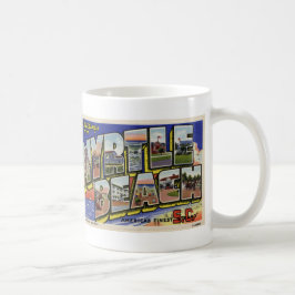 Myrtle Beachのヴィンテージの郵便はがきのマグからの挨拶 コーヒーマグカップ