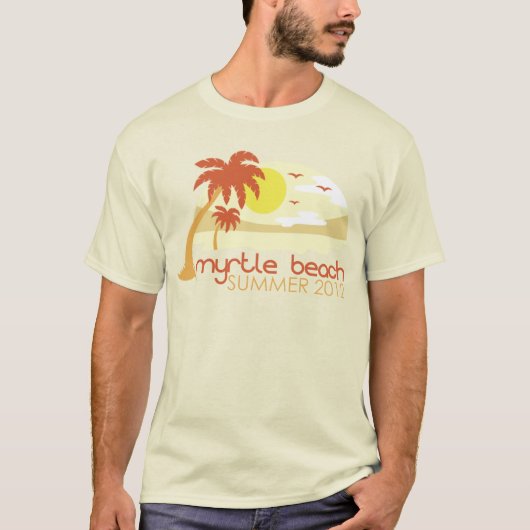 Myrtle Beachの夏2012のティー Tシャツ (正面)