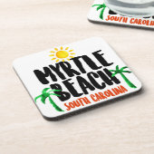 Myrtle Beachの水彩画 コースター (左側)