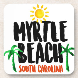 Myrtle Beachの水彩画 コースター