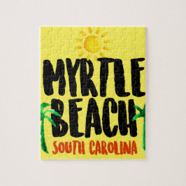 Myrtle Beachの水彩画 ジグソーパズル