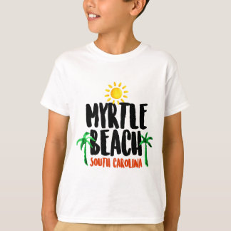 Myrtle Beachの水彩画 Tシャツ