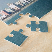 Myrtle Beachの観光客場面 ジグソーパズル (側面)