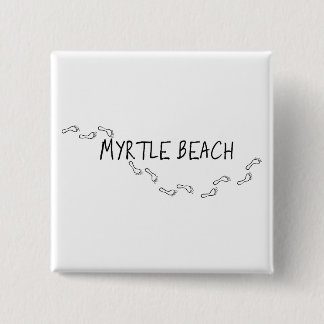 Myrtle Beachの足跡 缶バッジ