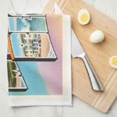 Myrtle BeachサウスカロライナSCのヴィンテージの郵便はがき キッチンタオル (四つ折り)