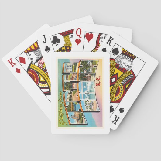 Myrtle BeachサウスカロライナSCのヴィンテージの郵便はがき トランプ (裏面)