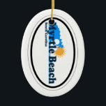 Myrtle Beach。 セラミックオーナメント<br><div class="desc">Myrtle Beachサウスカロライナ。</div>