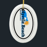 Myrtle Beach。 セラミックオーナメント<br><div class="desc">Myrtle Beachサウスカロライナ。</div>