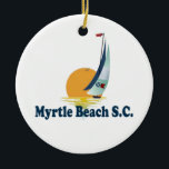 Myrtle Beach。 セラミックオーナメント<br><div class="desc">Myrtle Beachサウスカロライナ。</div>