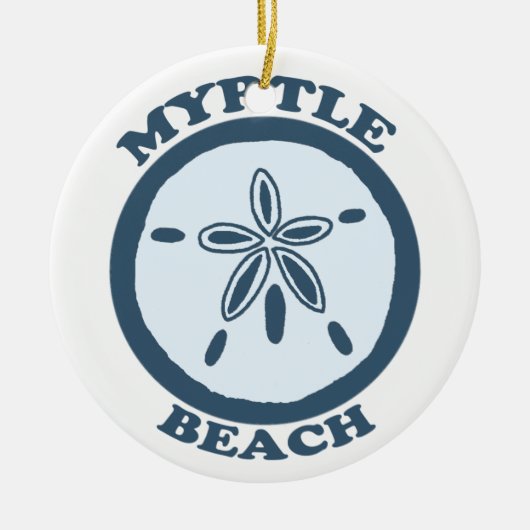 Myrtle Beach。 セラミックオーナメント (正面)