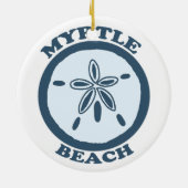 Myrtle Beach。 セラミックオーナメント (裏面)