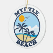 Myrtle Beach。 セラミックオーナメント (左)