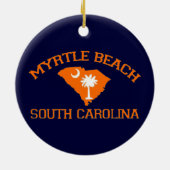 Myrtle Beach。 セラミックオーナメント (裏面)