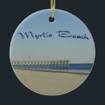 Myrtle Beach セラミックオーナメント<br><div class="desc">これはMyrtle Beach、SC.に遊歩道からの美しい眺めです</div>