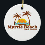 Myrtle Beach。 セラミックオーナメント<br><div class="desc">Myrtle Beachサウスカロライナ。</div>