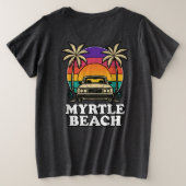 Myrtle Beach プラスサイズTシャツ (デザイン裏面)
