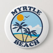 Myrtle Beach。 缶バッジ (正面)
