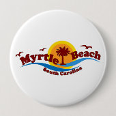 Myrtle Beach。 缶バッジ (正面)