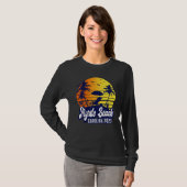 Myrtle Beach 2023 Carolina Sunset Beach Retro Tシャツ (正面フル)