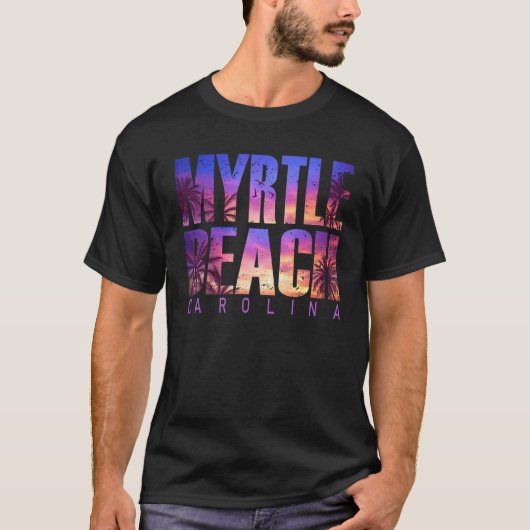 Myrtle Beach Carolina Summer Vacation Matching Fam Tシャツ (正面)