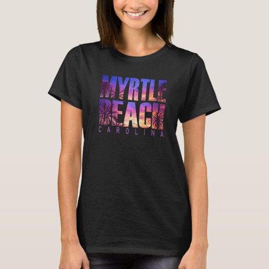 Myrtle Beach Carolina Summer Vacation Matching Fam Tシャツ (正面)