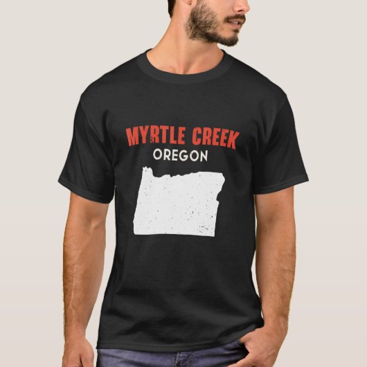 Myrtle Creek Oregon USA State America Travel Orego Tシャツ (正面)