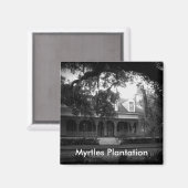 Myrtles Plantationの白黒 マグネット (正面/裏面)