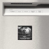 Myrtles Plantationの白黒 マグネット (インサイチュ (食洗機))