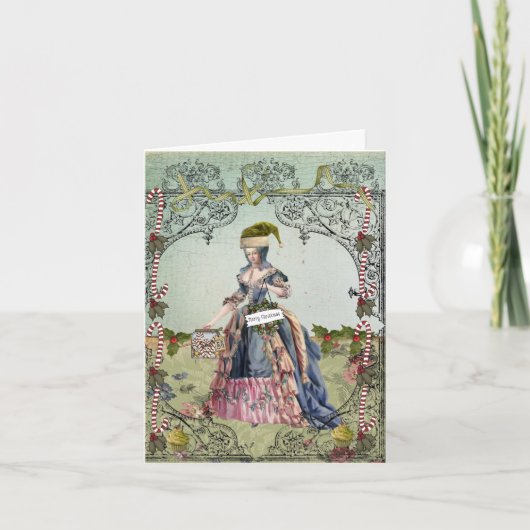 mysホリーすてきクリスマスノートカード シーズンカード (正面)