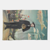 Myself: Portrait – Landscape, Henri Rousseau 1890 キッチンタオル (横)