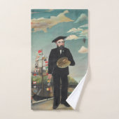 Myself: Portrait – Landscape, Henri Rousseau 1890 バスタオルセット (ハンドタオル)
