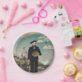 Myself: Portrait – Landscape, Henri Rousseau 1890 ペーパープレート (パーティー)