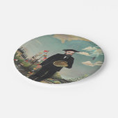 Myself: Portrait – Landscape, Henri Rousseau 1890 ペーパープレート (アングル)