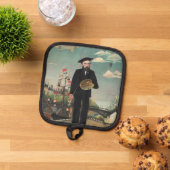 Myself: Portrait – Landscape, Henri Rousseau 1890 鍋敷き (トップダウン)