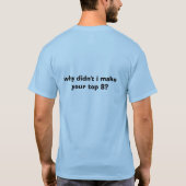myspaceでよりよく見ます tシャツ (裏面)