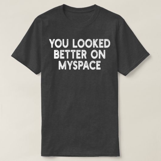 Myspaceの方が良かった2 Tシャツ (デザイン正面)