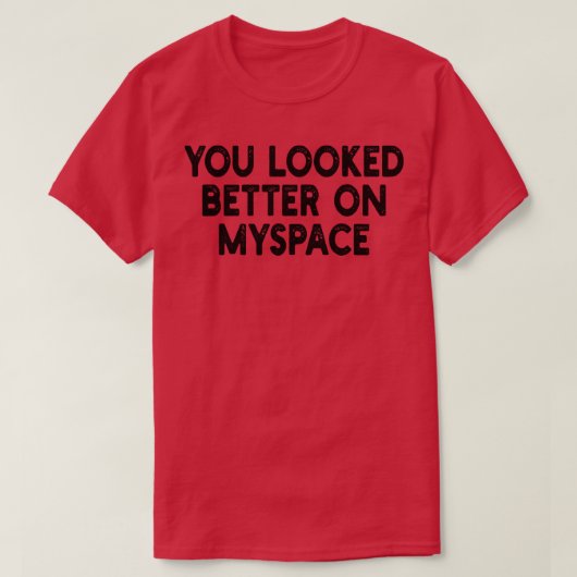 Myspaceの方が良かった3 Tシャツ (デザイン正面)