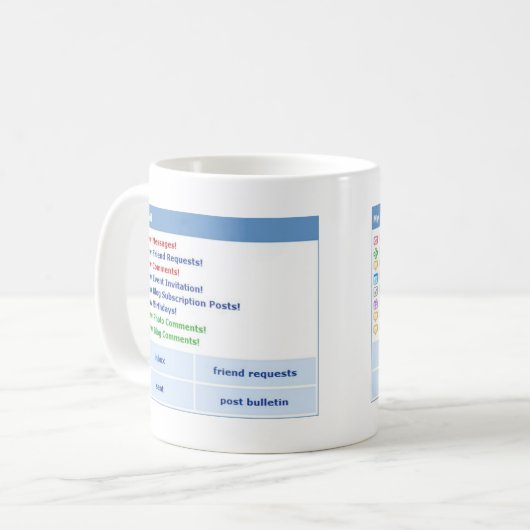 MYSPACE インスパイア Mag 2000sの美しい贈り物 コーヒーマグカップ (正面左)